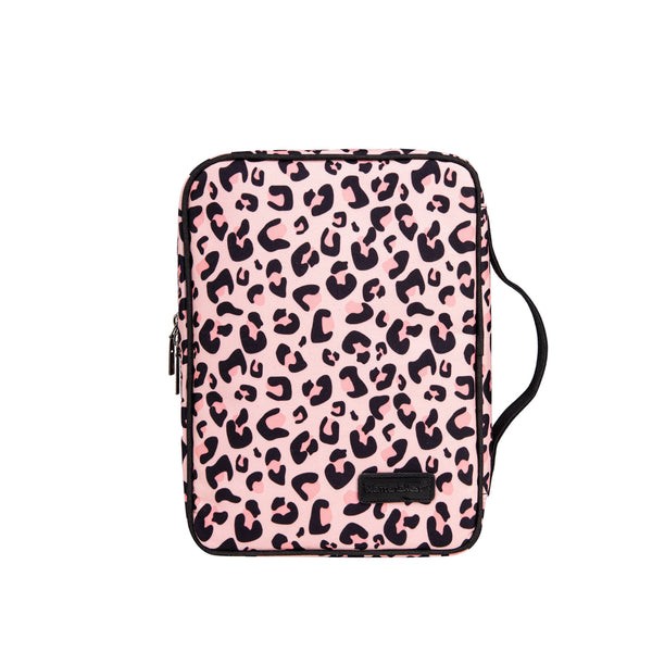 Monogrammed Leopard Bible Carrier