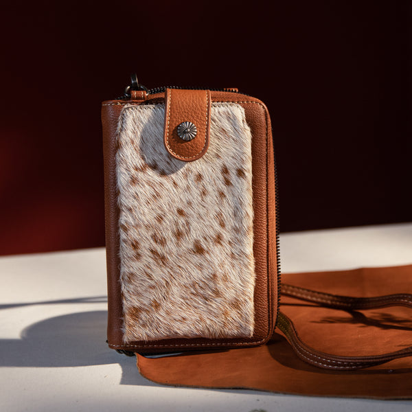 Cowhide on sale Wallet/Crossbody