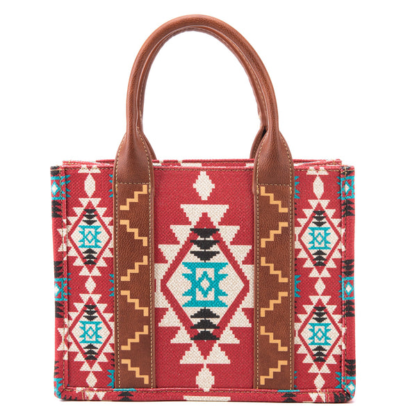 WG2203A-8120S Wrangler Southwestern Print Small Canvas Tote/Crossbody –  MONTANA WEST U.S.A