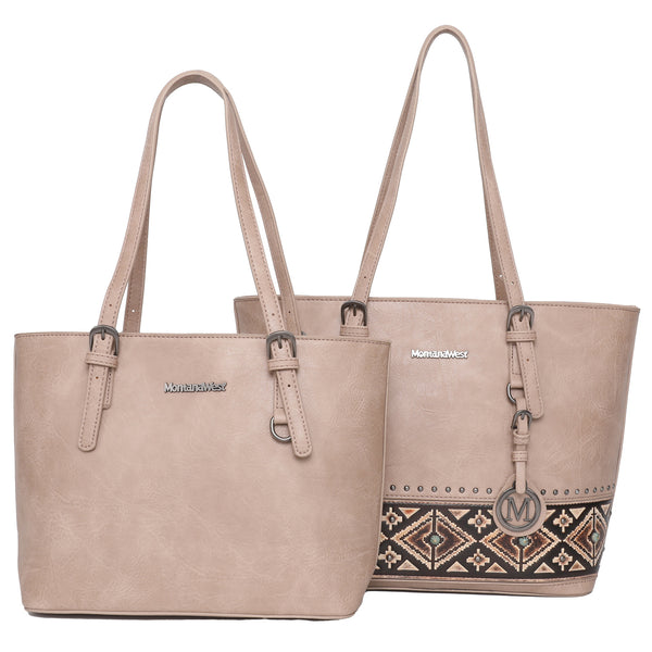 MW937-8112 Montana West Aztec Canvas Tote Bag – MONTANA WEST U.S.A