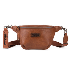 WG82-194  Wrangler Fanny Pack Belt Bag Sling Bag - Brown