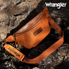 WG82-194  Wrangler Fanny Pack Belt Bag Sling Bag - Brown