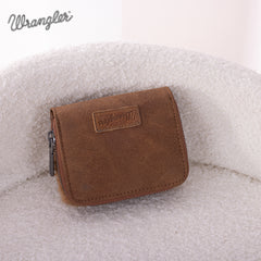 WG160-W014  Wrangler Sherpa Bi-Fold Wallet -Brown