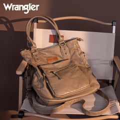 WG165-1110 Wrangler Slouchy Tote/Crossbody - Khaki