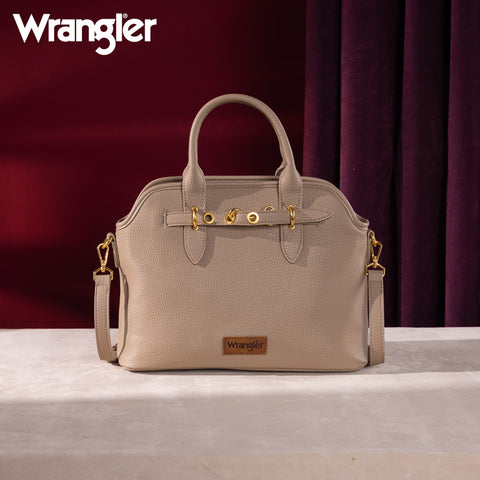 WG201-8012   Wrangler Top Handle Tote/Crossbody - Khaki