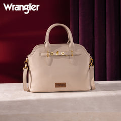 WG201-8012   Wrangler Top Handle Tote/Crossbody - Tan