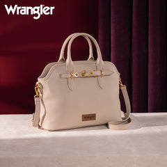 WG201-8012   Wrangler Top Handle Tote/Crossbody - Tan