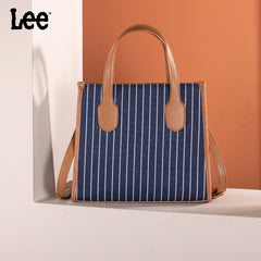 LEE56-007   LEE Striped Canvas Tote Bag/Crossbody