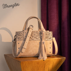 WG160-60102   Wrangler Western Tooled Tote Crossbody