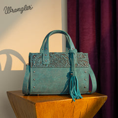 WG160-60102   Wrangler Western Tooled Tote Crossbody