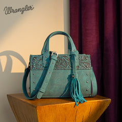 WG160-60102   Wrangler Western Tooled Tote Crossbody