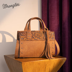 WG160-60102   Wrangler Western Tooled Tote Crossbody