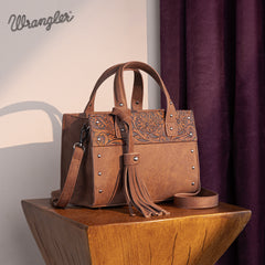 WG160-60102   Wrangler Western Tooled Tote Crossbody