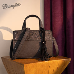 WG160-60102   Wrangler Western Tooled Tote Crossbody