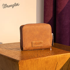 WG160-W0142   Wrangler Western Tooled  Bi-Fold Wallet