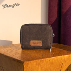 WG160-W0142   Wrangler Western Tooled  Bi-Fold Wallet