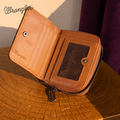 WG160-W0142   Wrangler Western Tooled  Bi-Fold Wallet