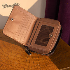 WG160-W0142   Wrangler Western Tooled  Bi-Fold Wallet