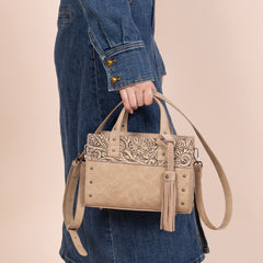 WG160-60102   Wrangler Western Tooled Tote Crossbody