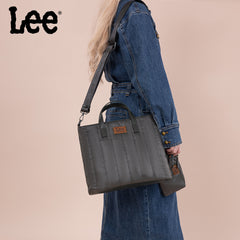 LEE49-006  LEE Quilted Puffer Tote/Crossbody With Pouch