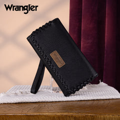 WG183-W048   Wrangler Whipstitch Wristlet Wallet