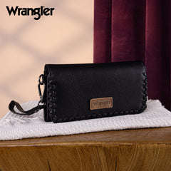 WG183-W048   Wrangler Whipstitch Wristlet Wallet