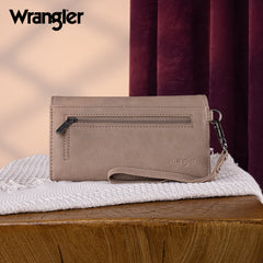 WG183-W048   Wrangler Whipstitch Wristlet Wallet