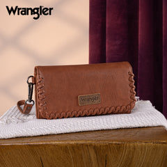 WG183-W048   Wrangler Whipstitch Wristlet Wallet