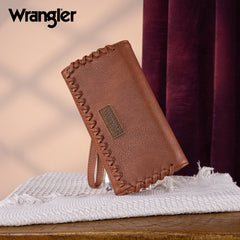 WG183-W048   Wrangler Whipstitch Wristlet Wallet