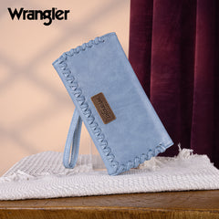 WG183-W048   Wrangler Whipstitch Wristlet Wallet