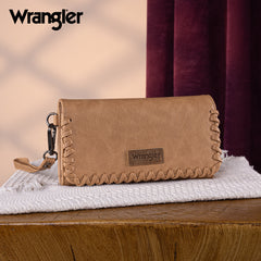 WG183-W048   Wrangler Whipstitch Wristlet Wallet