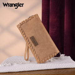 WG183-W048   Wrangler Whipstitch Wristlet Wallet