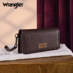 WG183-W048   Wrangler Whipstitch Wristlet Wallet