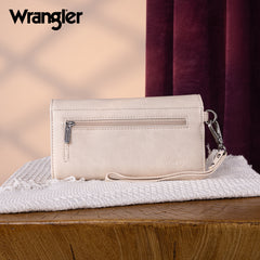 WG183-W048   Wrangler Whipstitch Wristlet Wallet