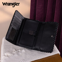 WG183-W048   Wrangler Whipstitch Wristlet Wallet