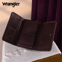 WG183-W048   Wrangler Whipstitch Wristlet Wallet