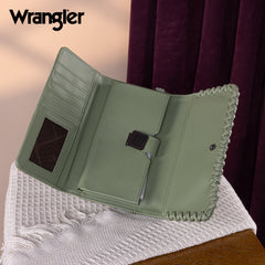 WG183-W048   Wrangler Whipstitch Wristlet Wallet