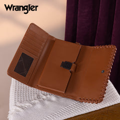 WG183-W048   Wrangler Whipstitch Wristlet Wallet