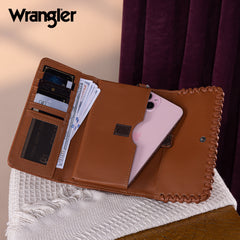 WG183-W048   Wrangler Whipstitch Wristlet Wallet