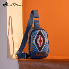 MW1316-2100  Montana West Aztec Collection Sling Bag