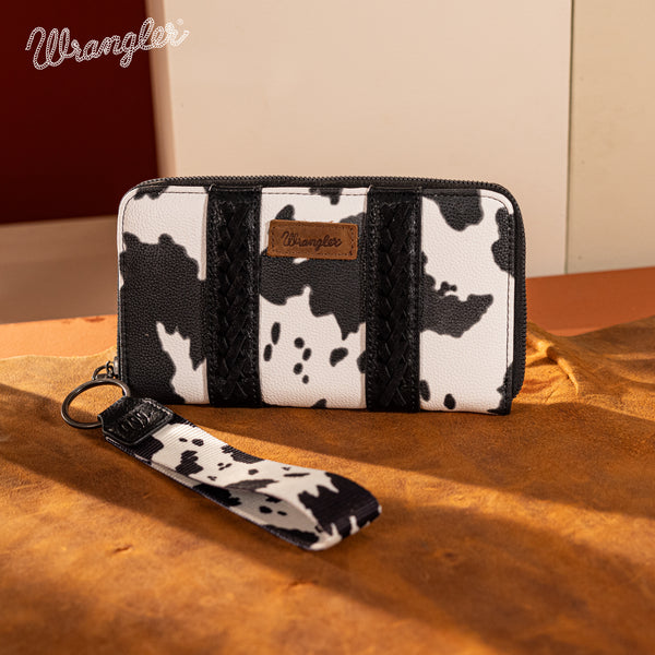 WG133-W006 Wrangler Cow Print Wallet -Black – MONTANA WEST U.S.A