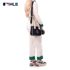 MLB-SX103 MLB Chicago White Sox Team Tote/Crossbody with Baseball Coin Pouch