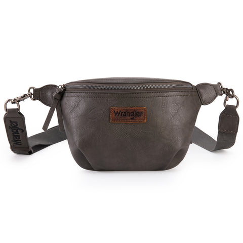 WG82-194  Wrangler Fanny Pack Belt Bag Sling Bag - Grey