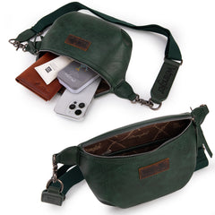 WG82-A194  Wrangler Fanny Pack Belt Bag Sling Bag -Green