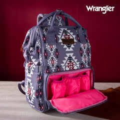 WG2204-9110   Wrangler Aztec Printed Callie Backpack - Lavender