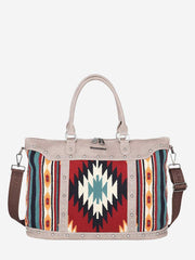 MW1114-5110 Montana West Aztec Tapestry Collection Weekender Bag