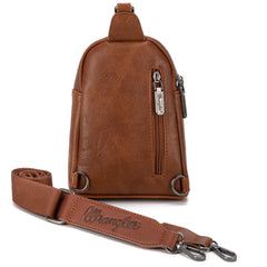 WG87-210 Wrangler Sling Bag/Crossbody/Chest Bag  - Brown