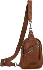 WG87-334 Wrangler Sling Bag/Crossbody/Chest Bag  - Brown