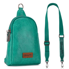 WG87-210 Wrangler Sling Bag/Crossbody/Chest Bag  - Green