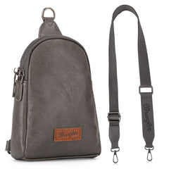 WG87-210 Wrangler Sling Bag/Crossbody/Chest Bag  - Grey